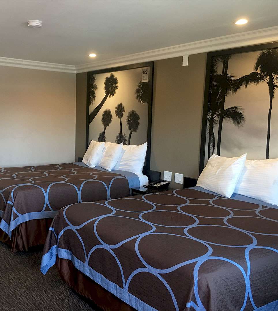 RELAX IN MODERN GUEST ROOMS WITH STYLISH DECOR IN ONTARIO, CA